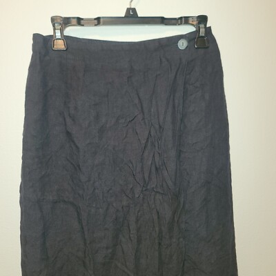 Carole Little Womens Skirt Linen Rayon Long Aline Modesty Wrap