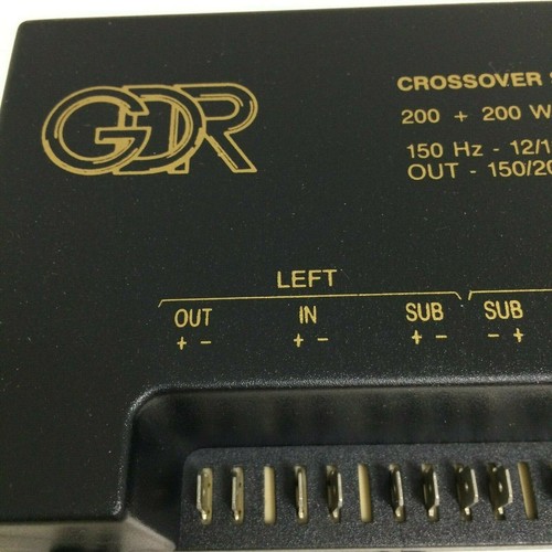GDR CROSSOVER STEREO MOD CR SW.12 200+200 WATT 150 Hz-12/12 db OUT-150/20000 Hz - Picture 6 of 6