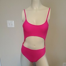 Womens Swimsuit Medium 1 Piece Pink