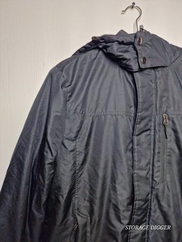 OUTDOOR LIFE Men's Black Hooded Mid-Weight Jacket Water Resistant Size S/C - Picture 2 of 16