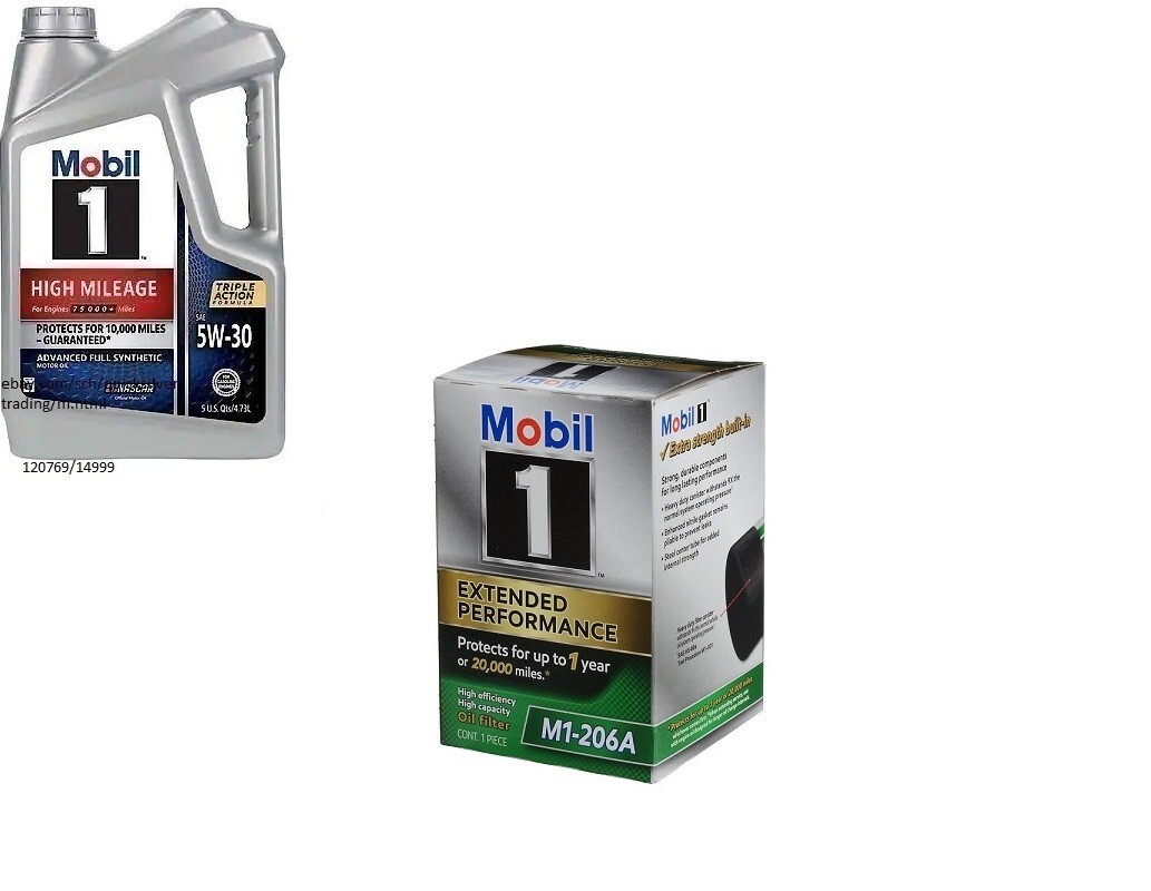 & 5 Quarts Mobil1 5w30 Full Syn. H/m Motor Oil
