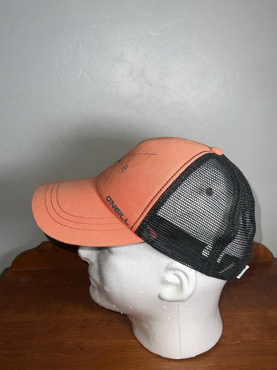 O\'Neill Coral and Tan Mesh Trucker Cap Arlie Trucker Hat - Coral Haze | O main image 4
