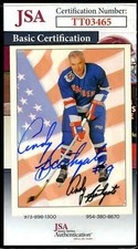 Andy Bathgate JSA Coa Autographed 1992 Ultimate Original Six Signed Hockey