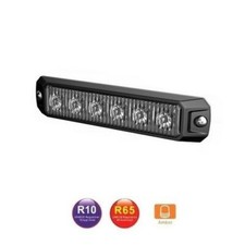 Luce Lampeggiante LED Strobo 130mm 6LED 12V/24V ECE-R65