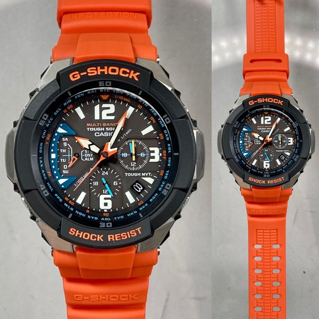 美品 G-SHOCK GW-3000M-4AJF スカイコックピット CASIO Amazon.co.jp: [カシオ] CASIO メンズ 腕時計【G-SHOCK】スカイ