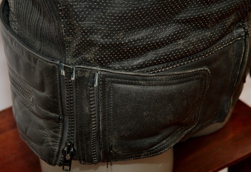 Vintage First Gear Intersports Fashion West Armored Motorcycle Jacket - Picture 5 of 12