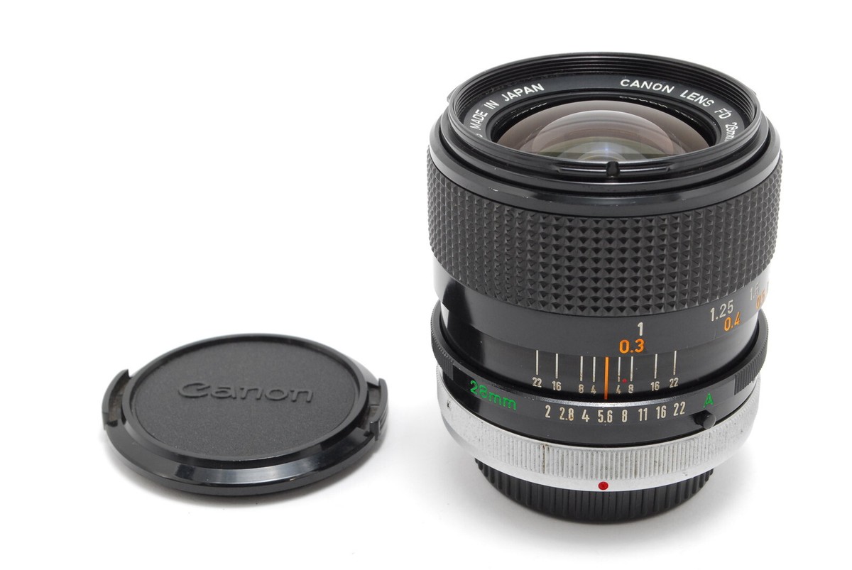 ★稀少★Canon キヤノン FD 28mm F2 S.S.C. Canon 28mm f2 SSC FD Lens | Blue Moon Camera