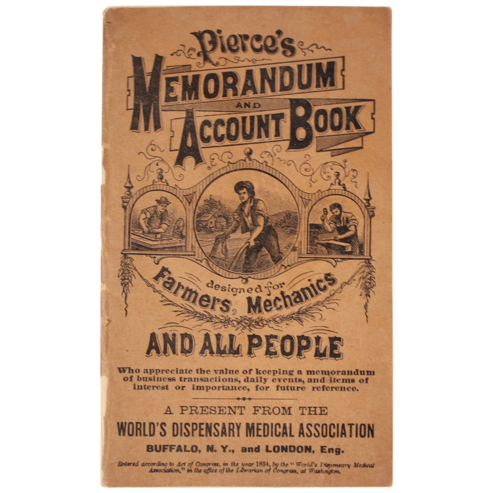 Libro de memorándum diario Buffalo WNY 1898-1902 McKinley Shot Shea's Crystal Beach  Foto 2 de 4