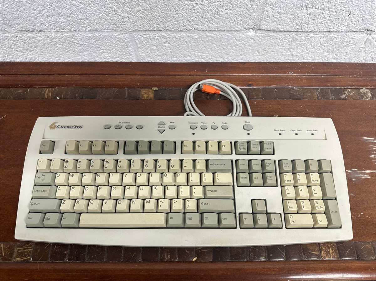 Vintage Gateway 2000 Keyboard Mechanical Maxi Switch PS/2 2196003