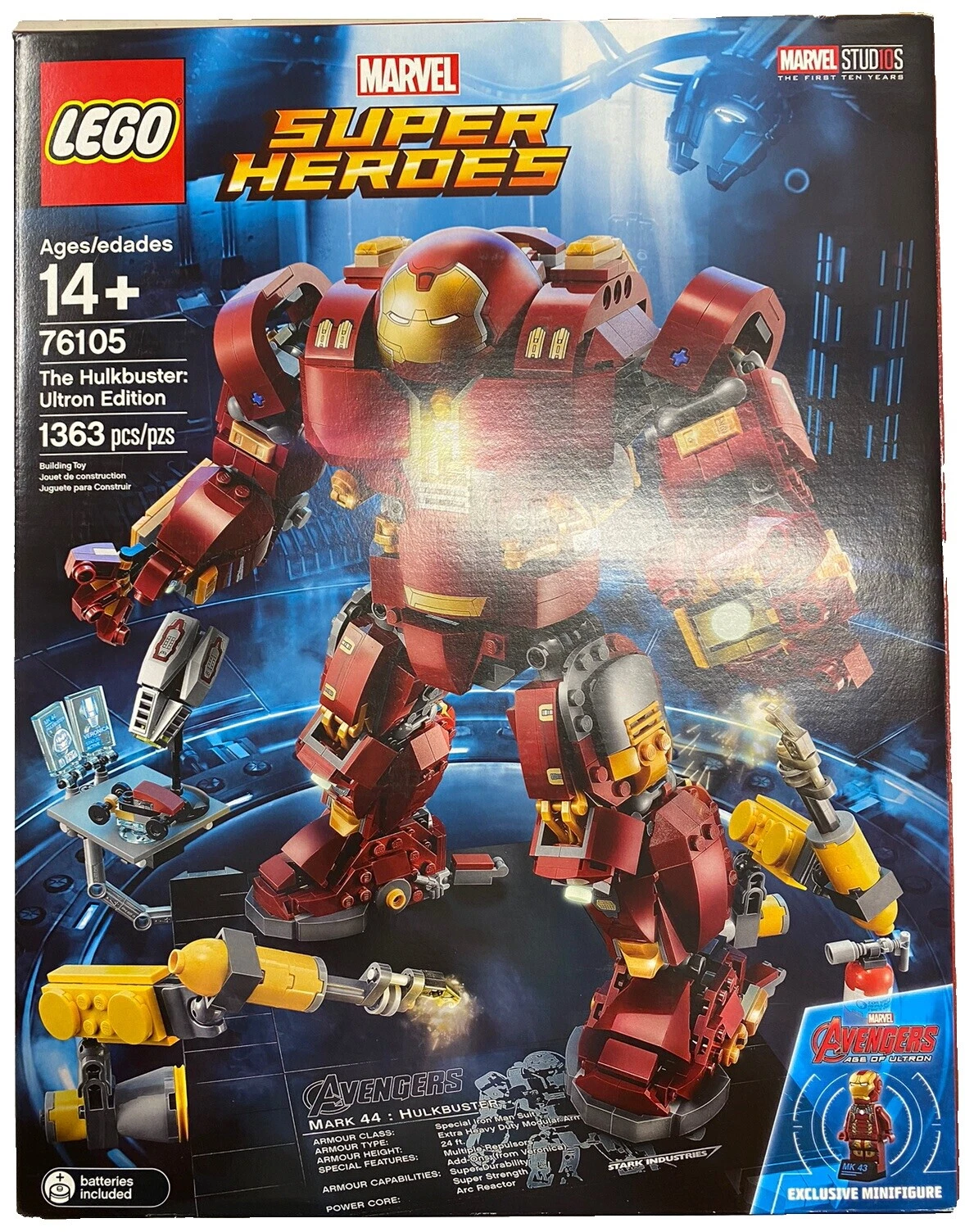Plástico de Iron Man LEGO (r) juegos completos y paquetes