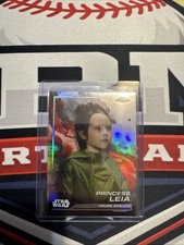 Princess Leia 2024 Topps Chrome Star Wars 69 Refractor