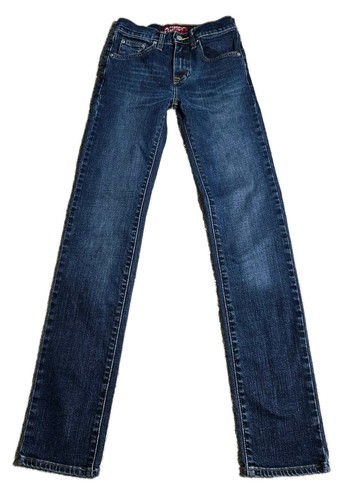 Arizona Jeans Herren 26X34 Blau Denim Dark Wash Slim Fit Skinny Leg Hose