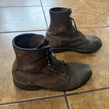 Red Wing 953 Brown Leather Boots Supersole Oil Resistant Men’s 10.5 D Vintage