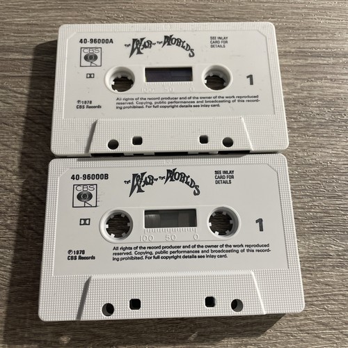 WAR OF THE WORLDS - Double Cassette : Phil Lynott Richard Burton Justin Hayward - Picture 5 of 6