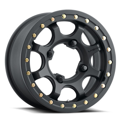 VISION 351BL Flow 4 ATV Rim 15X6 4X156 Offset 50.6 Satin Black (Quantity of 4)