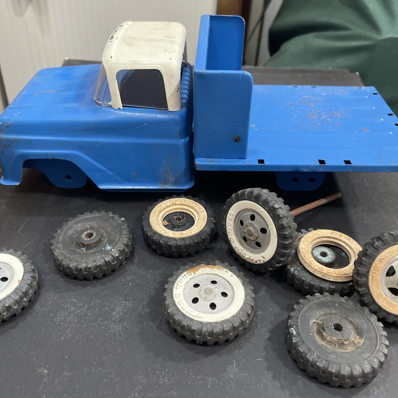 VTG 1958/59- Tonka Pressed Steel Stepside Pickup Truck Untouched