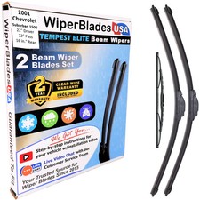 For 2001 Chevrolet Suburban 1500 Wiper Blades W2yr Warranty Set3 Wrear Wipers For 2001 Chevrolet Suburban 1500 Wiper Blades W2yr Warranty Set3 Wrear Wipers