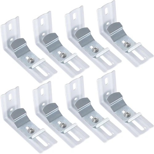 Persianas verticales metálicas sostenibles L soporte set incluye solo ocho piezas - Imagen 9 de 10