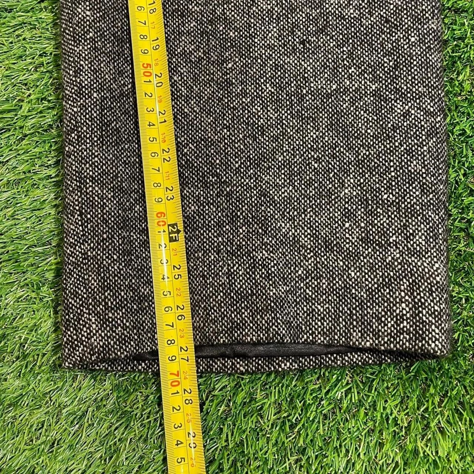 Pantalón gris Orvis mezcla lana pierna recta talla grande (20)  Foto 4 de 4