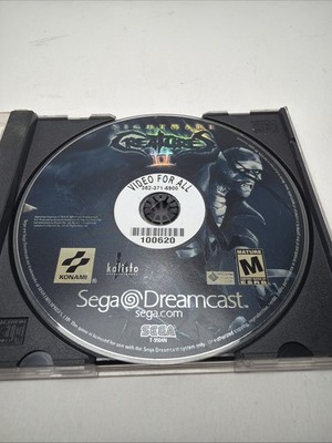 Nightmare Creatures II (Sega Dreamcast, 2000) Disc Only