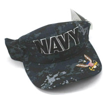 US Navy JWM Digital Camo Navy Hat Gray Made in USA Adult One Size New