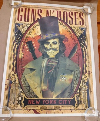 Guns N Roses Lithograph for sale | eBay