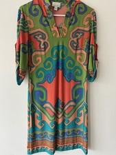 Donna Morgan Dress Size 2 Stretch Geometrical Retro Fun Dress Vintage