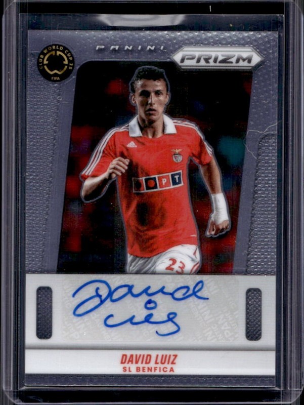 2025 Panini Prizm FIFA Club World Cup David Luiz Flashback Auto #30 Benfica
