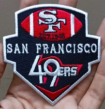 San Francisco 49ers NFL Team Logo Iron On Patch - Sew Patch - Embroidered Patch