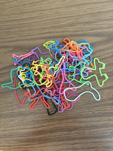 50 Count of Random Assortment of Silly Bandz