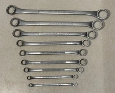 Craftsman USA =V= 9pc Double Box End Offset Wrench Set 3/8" - 1-5/16"