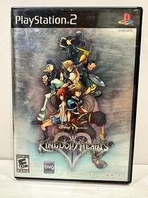 Kingdom Hearts II (Sony PlayStation 2, 2006) PS2 Complete w/ Manual TESTED CIB