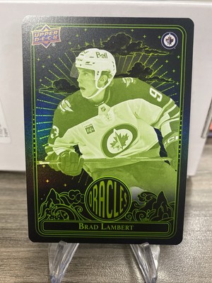 2024-25 Upper Deck Oracles Green RARE #O-54 Brad Lambert - Winnipeg Jets