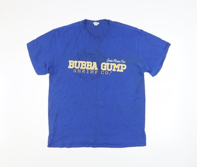 Delta Pro Weight Herren T-Shirt blau Bubba Gump Shrimp Co. Grafik Größe L