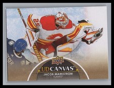 2021-22 Upper Deck Hockey #C13 Jacob Markstrom UD Canvas Calgary Flames