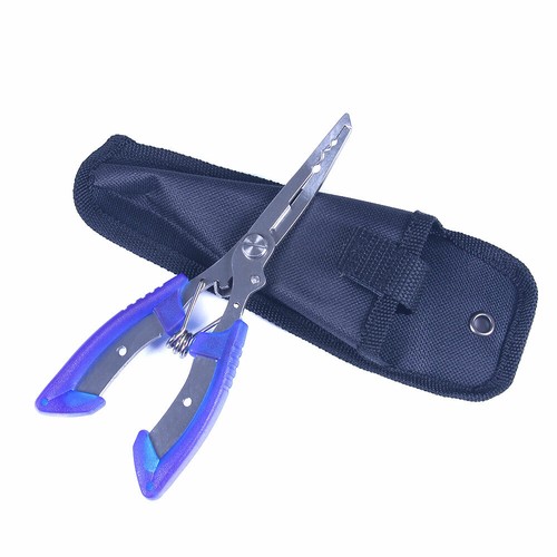 Fishing Pliers Stainless Steel Hook Remover Scissors Line Cutter Split Ring Tool - Picture 15 of 16