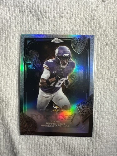2025 Topps Chrome Justin Jefferson Base (RAW)