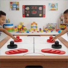 Air-Hockey Schläger und Pucks Set komplettes...