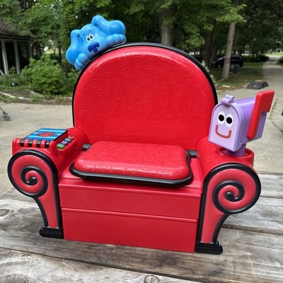 LeapFrog Blues Clues & You!  Play & Learn Thinking Chair Musical Toybox Works