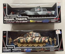 1:32 Newray German King Tiger Tanks Battery Operated 1998