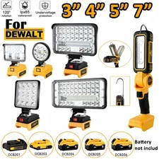 Wireless LED Work Lights For Dewalt 20V Battery  Flashlight Workshop Camping