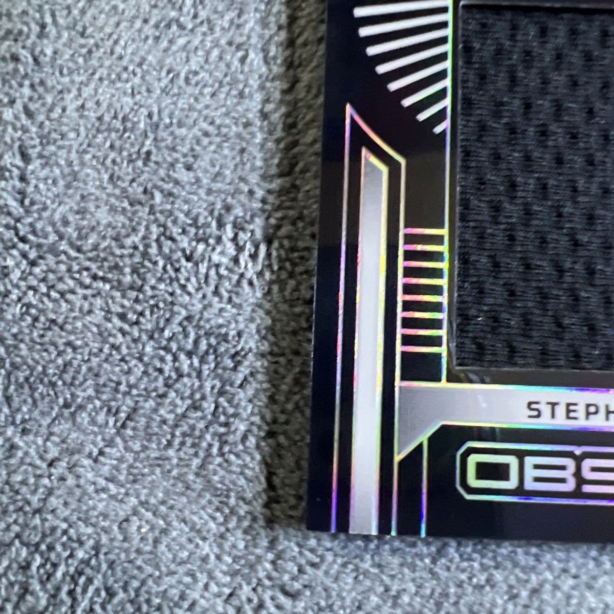2024-25 Obsidian Stephon Castle Unbreakable RC /249 Spurs Patch 