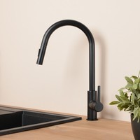Waschbecken KüChe Armatur Schwarz Mischbatterie Einhebel Wasserhahn Wohnfreuden