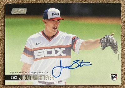 2021 Topps Stadium Club Rookie Autographs #SCBA-JST Jonathan Stiever White Sox