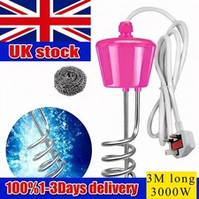 UK Plug 3000W Heating Element Suspension Boiler Water Immersion Heater Bathroom