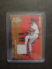 2005 DONRUSS LEATHER & LUMBER CURT SCHILLING GAME USED JERSEY CARD #/250 RED SOX