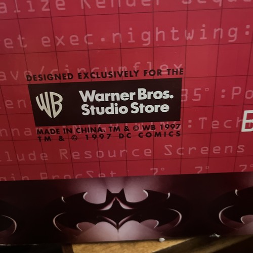 BATMAN FIGURINE BATMAN & ROBIN BY WARNER BROS 1997 VINTAGE IN BOX - Picture 5 of 6