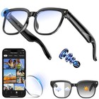 AI Smart Glasses Camera 4K Video Recording Bluetooth Calls Voice Assistant HD