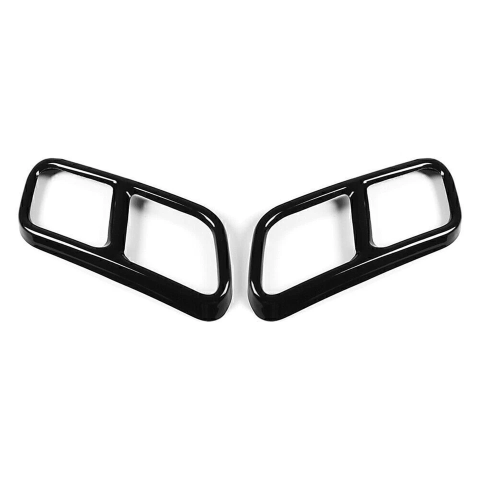 For Mercedes Benz S Class W221 W22 10+ Rear Exhaust Muffler Tail Pipe Cover Trim Foto 4 de 4