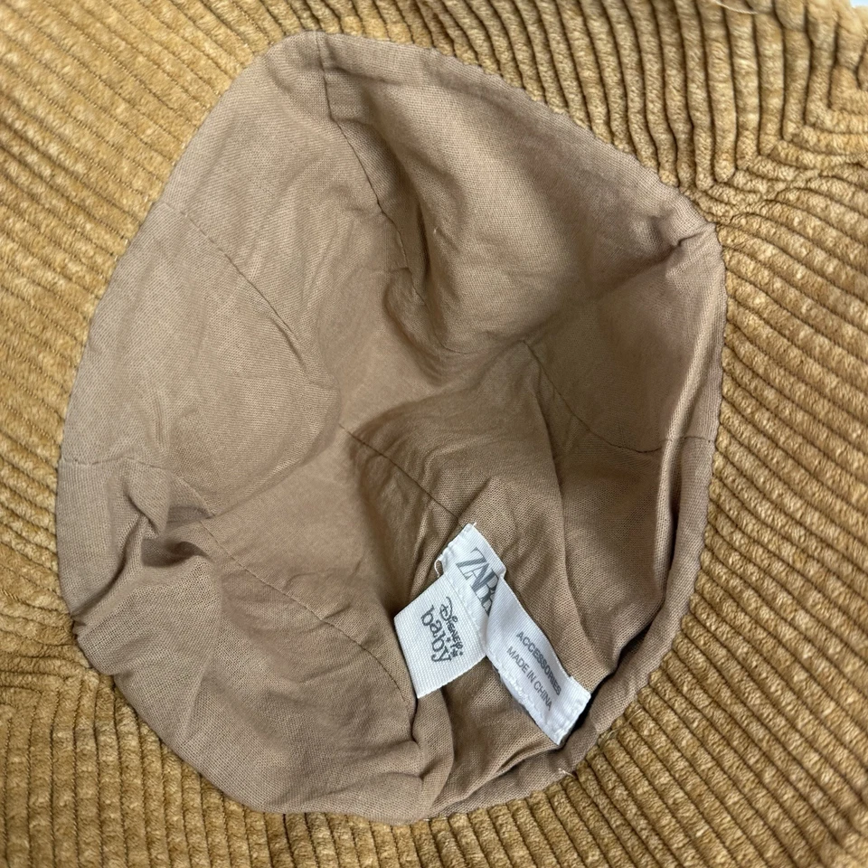 Mickey Mouse Disney Bebé Pana Cubo Sombrero Zara Colaboración 11” 6-9 Meses Foto 4 de 4